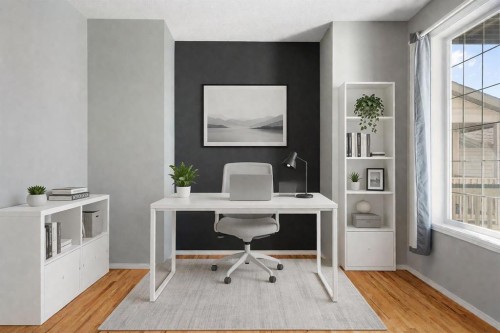 38 Bow Ridge Link Link, Cochrane, AB - Indoor Photo Showing Office