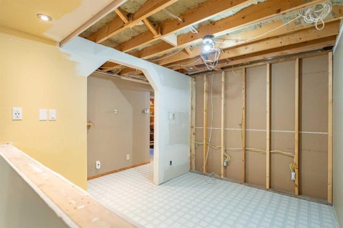 23 Mountain Place, Okotoks, AB - Indoor Photo Showing Basement