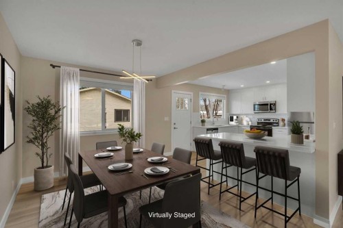 221 Madeira Crescent Ne, Calgary, AB - Indoor Photo Showing Dining Room