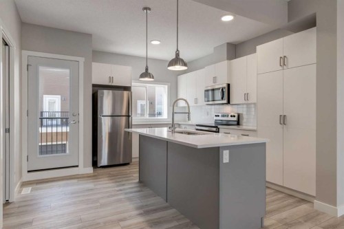 156 Walden Lane Se, Calgary, AB - Indoor Photo Showing Kitchen With Upgraded Kitchen