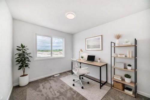 72 Wedderburn Drive, Okotoks, AB - Indoor Photo Showing Office