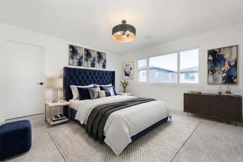 105 Waterford Passage, Chestermere, AB - Indoor Photo Showing Bedroom