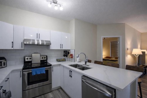 1117-1140 Taradale Drive Ne, Calgary, AB - Indoor Photo Showing Kitchen With Double Sink With Upgraded Kitchen