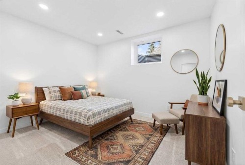 1708 111 Avenue Sw, Calgary, AB - Indoor Photo Showing Bedroom