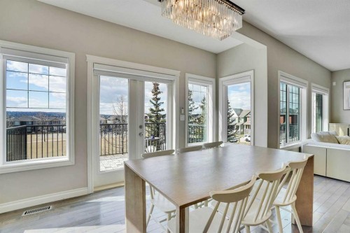 85 Evansborough Way Nw, Calgary, AB - Indoor Photo Showing Dining Room