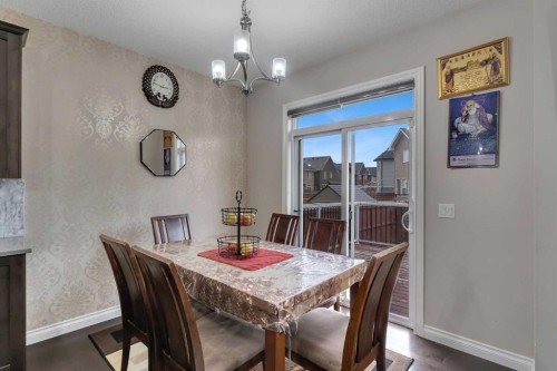 28 Saddlelake Common Ne, Calgary, AB - Indoor Photo Showing Dining Room