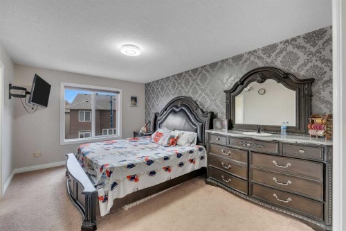 28 Saddlelake Common Ne, Calgary, AB - Indoor Photo Showing Bedroom