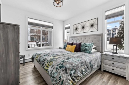 122-400 Auburn Meadows Common Se, Calgary, AB - Indoor Photo Showing Bedroom
