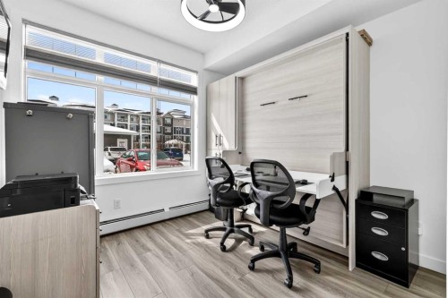 122-400 Auburn Meadows Common Se, Calgary, AB - Indoor Photo Showing Office