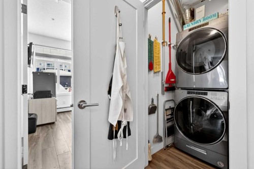 122-400 Auburn Meadows Common Se, Calgary, AB - Indoor Photo Showing Laundry Room