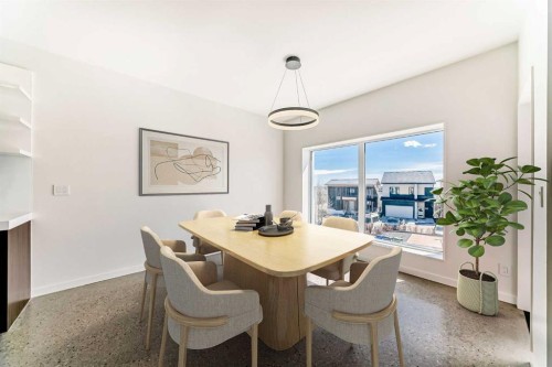 53 Rockhaven Green Nw, Calgary, AB - Indoor Photo Showing Dining Room