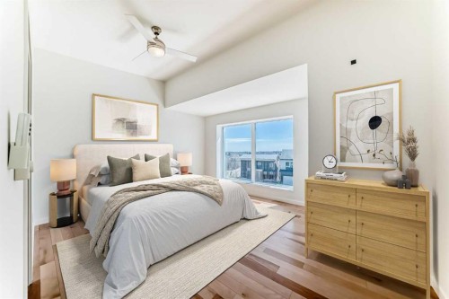 53 Rockhaven Green Nw, Calgary, AB - Indoor Photo Showing Bedroom