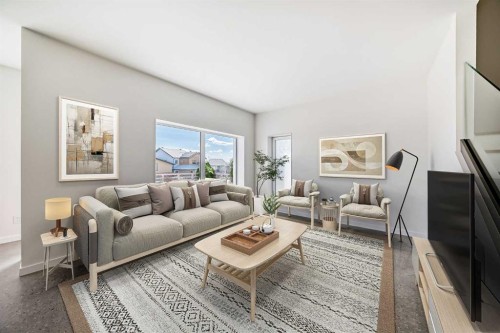 53 Rockhaven Green Nw, Calgary, AB - Indoor Photo Showing Living Room