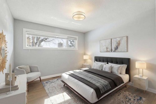 40 Henefer Road Sw, Calgary, AB - Indoor Photo Showing Bedroom