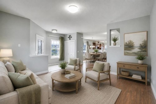 5 Red Embers Row Ne, Calgary, AB - Indoor Photo Showing Living Room