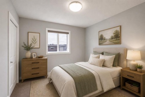5 Red Embers Row Ne, Calgary, AB - Indoor Photo Showing Bedroom