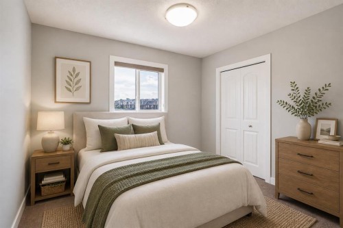 5 Red Embers Row Ne, Calgary, AB - Indoor Photo Showing Bedroom