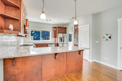 5 Red Embers Row Ne, Calgary, AB - Indoor Photo Showing Kitchen With Upgraded Kitchen