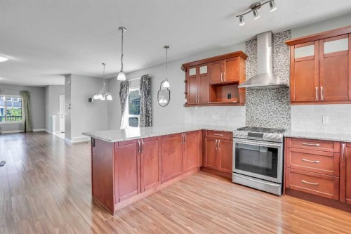 5 Red Embers Row Ne, Calgary, AB - Indoor Photo Showing Kitchen With Upgraded Kitchen