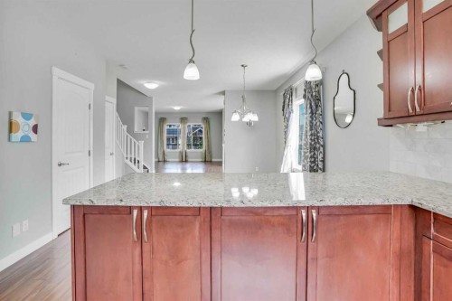5 Red Embers Row Ne, Calgary, AB - Indoor Photo Showing Kitchen With Upgraded Kitchen