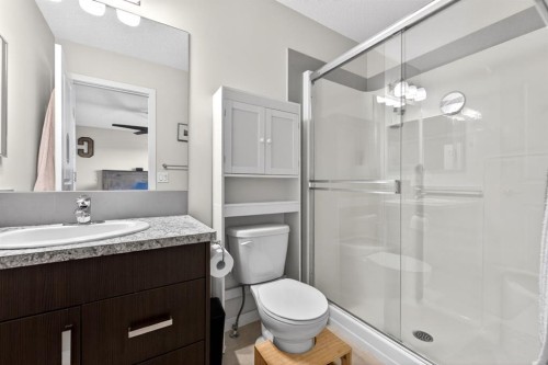 23 Belgian Link, Cochrane, AB - Indoor Photo Showing Bathroom
