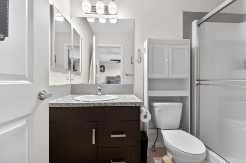 23 Belgian Link, Cochrane, AB - Indoor Photo Showing Bathroom