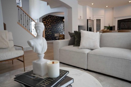 3 Strathridge Bay Sw, Calgary, AB - Indoor Photo Showing Living Room