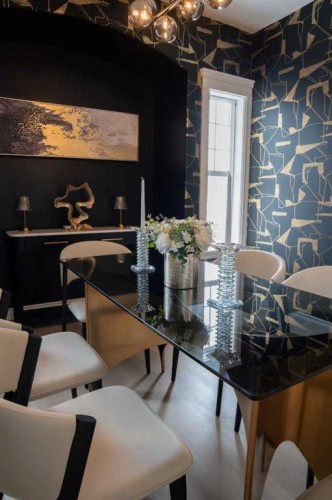 3 Strathridge Bay Sw, Calgary, AB - Indoor Photo Showing Dining Room