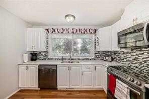 420 Whitehorn Place Ne, Calgary, AB - Indoor Photo Showing Kitchen With Upgraded Kitchen