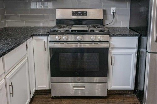 64 Castledale Crescent Ne, Calgary, AB - Indoor Photo Showing Kitchen With Stainless Steel Kitchen With Upgraded Kitchen
