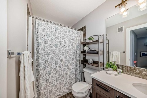 1016 Lanark Boulevard Se, Airdrie, AB - Indoor Photo Showing Bathroom