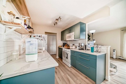 202-520 Cedar Crescent Sw, Calgary, AB - Indoor Photo Showing Kitchen