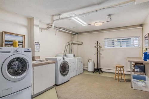 202-520 Cedar Crescent Sw, Calgary, AB - Indoor Photo Showing Laundry Room