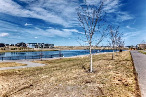 121 Ambleside Heath Nw, Calgary, AB - Outdoor With Body Of Water With View