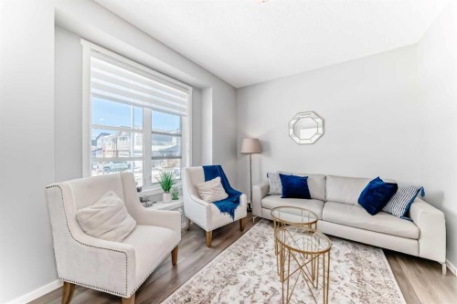 462 Walgrove Way Se, Calgary, AB - Indoor Photo Showing Living Room