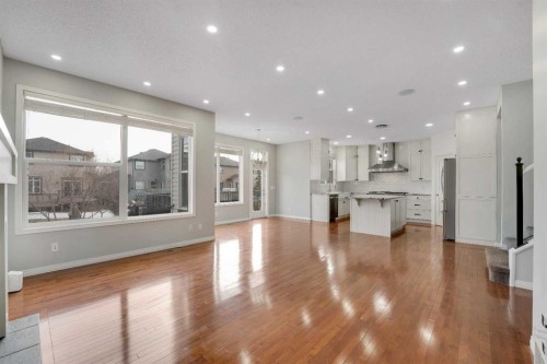 116 West Creek Glen, Chestermere, AB - Indoor Photo Showing Kitchen With Upgraded Kitchen
