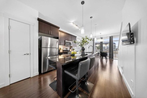 404 Redstone View Ne, Calgary, AB - Indoor Photo Showing Kitchen With Stainless Steel Kitchen With Upgraded Kitchen