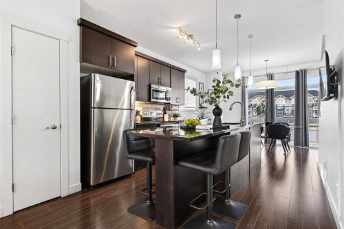 404 Redstone View Ne, Calgary, AB - Indoor Photo Showing Kitchen With Stainless Steel Kitchen With Upgraded Kitchen