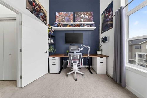 404 Redstone View Ne, Calgary, AB - Indoor Photo Showing Office