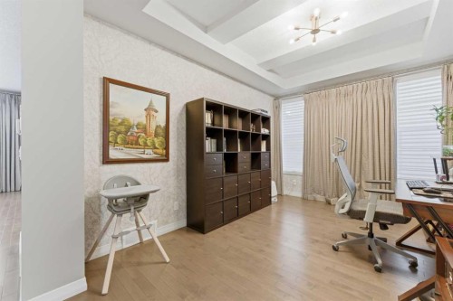 172 Auburn Bay Avenue Se, Calgary, AB - Indoor Photo Showing Office