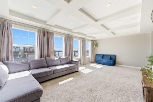 172 Auburn Bay Avenue Se, Calgary, AB - Indoor Photo Showing Living Room