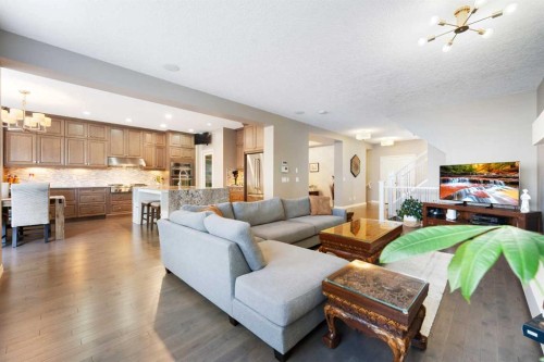172 Auburn Bay Avenue Se, Calgary, AB - Indoor Photo Showing Living Room