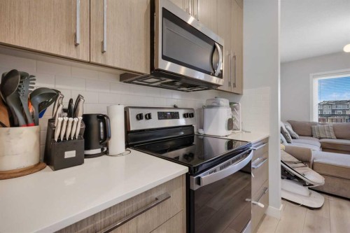 507-72 Cornerstone Manor Ne, Calgary, AB - Indoor Photo Showing Kitchen