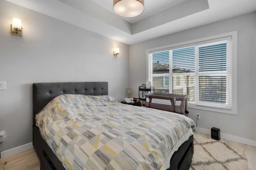 507-72 Cornerstone Manor Ne, Calgary, AB - Indoor Photo Showing Bedroom