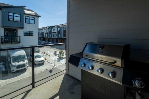 897 Mahogany Boulevard Se, Calgary, AB - Outdoor With Balcony