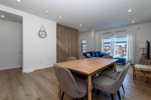 897 Mahogany Boulevard Se, Calgary, AB - Indoor Photo Showing Dining Room