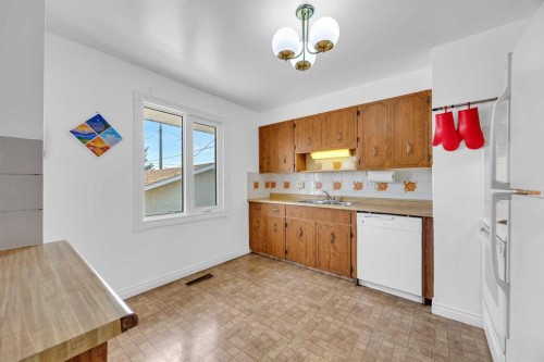 5008 2 Street Nw, Calgary, AB - Indoor Photo Showing Kitchen With Double Sink