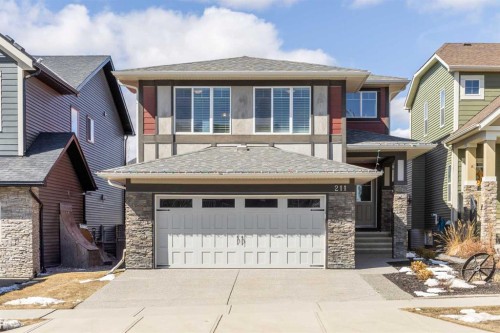 211 Mountainview Drive, Okotoks, AB - Outdoor With Facade