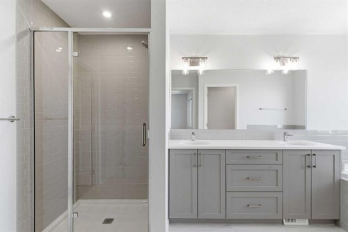 623 Buffaloberry Manor Se, Calgary, AB - Indoor Photo Showing Bathroom