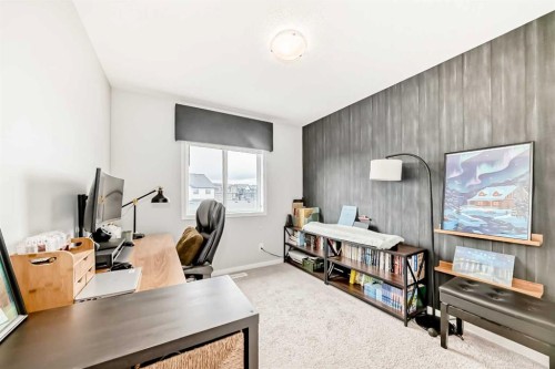 19 Rowley Common Nw, Calgary, AB - Indoor Photo Showing Office